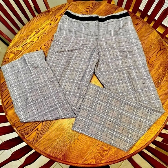 Norton McNaughton Petites Size 6P Slacks Eclectic Grandpa Cabincore Plaid Retro - Picture 1 of 5